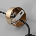 Светильник BayerLux подвесной "Таурина" LED 5Вт 4000К золото 6х6х50-250см 9802127