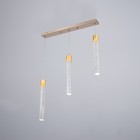 Светильник BayerLux "Сноул" 3хLED 9Вт 3000К золото 50х3,2х32-132см - фото 23429306