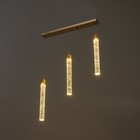 Светильник BayerLux "Сноул" 3хLED 9Вт 3000К золото 50х3,2х32-132см - фото 23429307