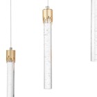 Светильник BayerLux "Сноул" 3хLED 9Вт 3000К золото 50х3,2х32-132см - фото 23429309