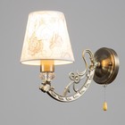 Бра "Вирджиния" 1х40Вт E14 бронза 20х15х30 см - фото 23419451