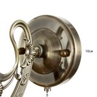 Бра "Вирджиния" 1х40Вт E14 бронза 20х15х30 см - фото 23419453