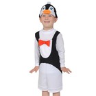Набор карнавальный "Пингвинчик" ткань-плюш, 3-6 лет, рост 98-116 см - фото 11721873
