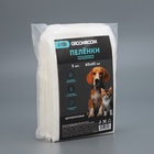 Пелёнки впитывающие целлюлозные для животных, 60×40 см, 5 шт. - Фото 4