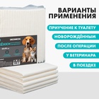 Пелёнки впитывающие целлюлозные для животных, 60 х 90 см, 30 шт - Фото 3