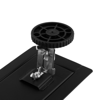 Трап ZEIN engr, c флaнцeм свободного вращ 360°, 7×60 см, d=40/50 мм, нерж сталь, черный