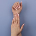 Накладные ногти «Classic French», 24 шт, с клеевыми пластинами, форма миндаль, цвет нежно-розовый/белый - Фото 12