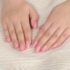 Накладные ногти «Линии», 24 шт., с клеевыми пластинами, форма мягкий квадрат, нежно-розовые - Фото 13