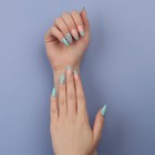 Накладные ногти «Freshness», 24 шт, с клеевыми пластинами, форма миндаль, цвет голубой/розовый - Фото 12