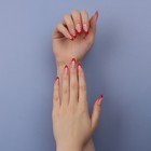 Накладные ногти «Love», 24 шт, с клеевыми пластинами, форма миндаль, цвет розовый/красный - Фото 12