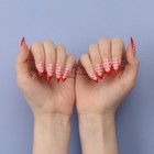 Накладные ногти «Love», 24 шт, с клеевыми пластинами, форма миндаль, цвет розовый/красный - Фото 13