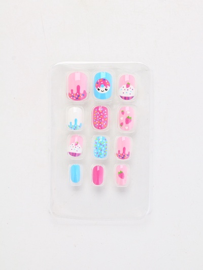 Детские накладные ногти «Сладкий десерт», 12 шт