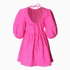 Платье женское с вырезом на спине MIST, р. XL, розовый - Фото 9