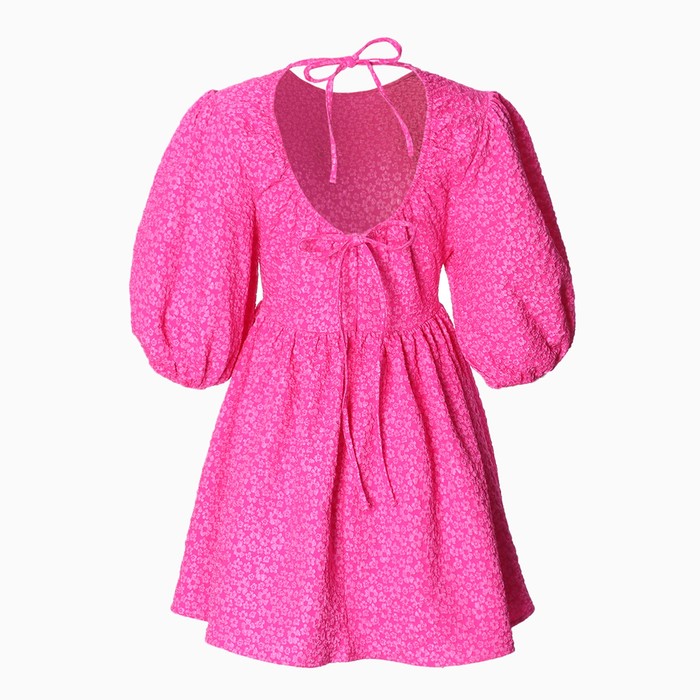 Платье женское с вырезом на спине MIST, р. XL, розовый - фото 1907956535
