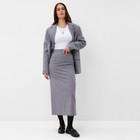Юбка миди женская MIST: Classic Collection, размер L, серая - Фото 2