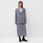 Юбка миди женская MIST: Classic Collection, размер L, серая - Фото 5