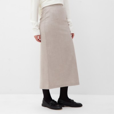 Юбка миди женская MIST: Classic Collection, размер M, бежевая