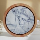 Блюдо с крышкой Дорого внимание «Белый мрамор», 15 см, пластик - Фото 4