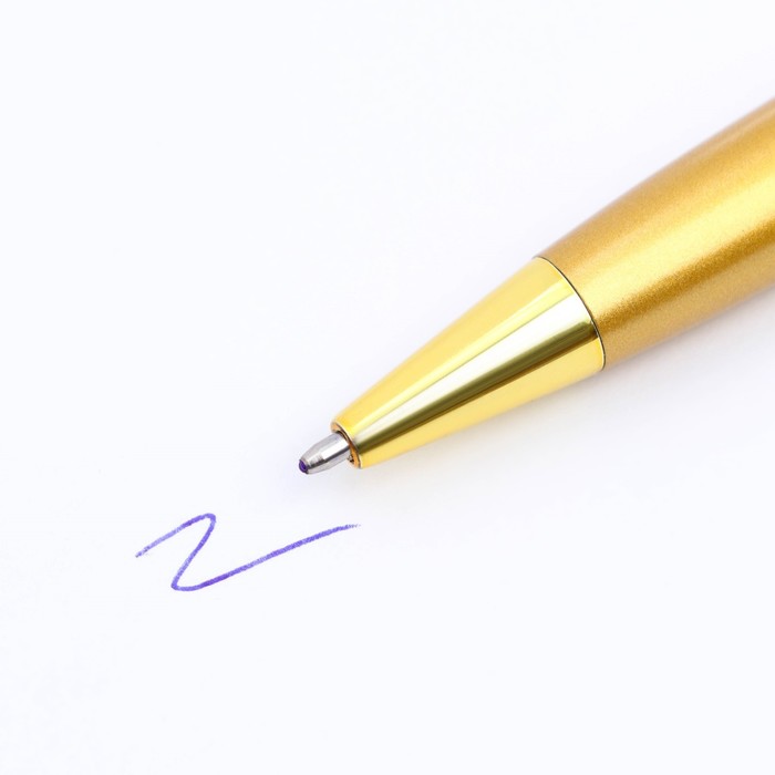Ручка металл «Расцветай от счастья», синяя паста 1.0 мм - фото 1907956550