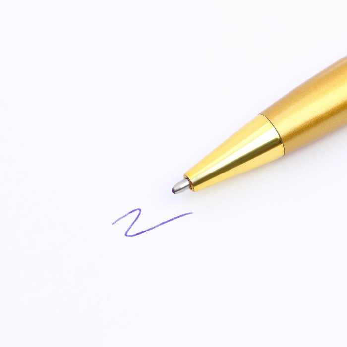 Ручка металл «Ты совершенство», синяя паста 1.0 мм - фото 1907956556