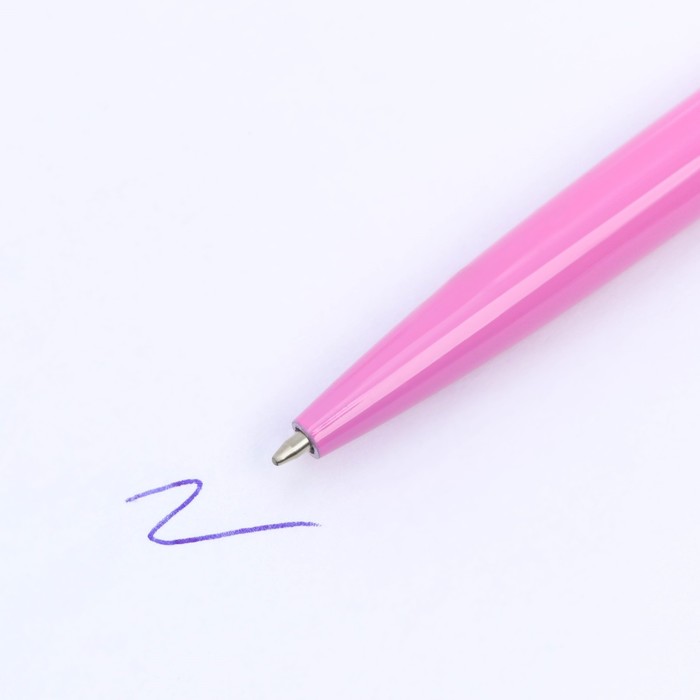 Ручка металл с поворотным механизмом «Ты прекрасна!», синяя паста 1.0 мм - фото 1907956579