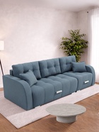 Диван - трансформер «Нью-йорк 2», ППУ, механизм пантограф, угол правый, велюр, цвет квест 023 - Фото 5