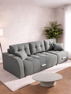 Диван - трансформер «Нью-йорк 2», ППУ, механизм пантограф, угол правый, велюр, цвет квест 014 - Фото 4