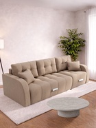 Диван - трансформер «Нью-йорк 2», ППУ, механизм пантограф, угол правый, велюр, цвет квест 025 - Фото 4