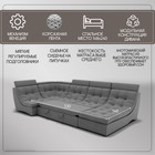 Диван п - образный модульный «Монако 4», ППУ, механизм венеция, велюр, цвет квест 014 - Фото 3