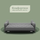 Диван прямой «Бруно 2», НПБ, механизм книжка, велюр, цвет квест 014 - Фото 5