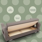 Диван прямой «Бруно 2», НПБ, механизм книжка, велюр, цвет квест 032 - Фото 4