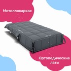 Диван прямой «Джаз 1600», ППУ, механизм аккордеон, велюр, цвет квест 026 - Фото 4