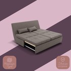 Прямой диван «Калифорния 1», ППУ, механизм пума, велюр, цвет квест 032 - Фото 3