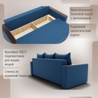 Диван прямой «Квадро 2», ППУ, механизм еврокнижка, велюр, цвет квест 024 - Фото 4