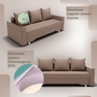 Диван прямой «Квадро 2», ППУ, механизм еврокнижка, велюр, цвет квест 025 - Фото 5