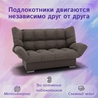 Диван прямой «Клик-кляк», ППУ, механизм книжка, велюр, цвет квест 032 - Фото 4