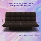 Диван прямой «Клик-кляк», ППУ, механизм книжка, велюр, цвет квест 033 - Фото 3