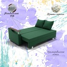 Прямой диван «Манго», ПБ, механизм книжка, велюр, цвет квест 010 - Фото 3