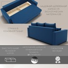 Диван прямой «Олимп 1», ПБ, механизм еврокнижка, велюр, цвет квест 024  (артикул 10196173)  большой выбор товаров оптом и в розницу по низким ценам с доставкой