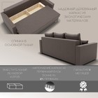 Диван прямой «Олимп 1», ПБ, механизм еврокнижка, велюр, цвет квест 032  (артикул 10196176)  большой выбор товаров оптом и в розницу по низким ценам с доставкой