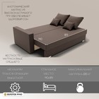 Диван прямой «Олимп 1», ПБ, механизм еврокнижка, велюр, цвет квест 033  (артикул 10196177)  большой выбор товаров оптом и в розницу по низким ценам с доставкой