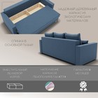 Диван прямой «Олимп 1», ППУ, механизм еврокнижка, велюр, цвет квест 023 - Фото 4