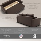 Диван прямой «Олимп 1», ППУ, механизм еврокнижка, велюр, цвет квест 033 - Фото 4