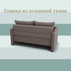 Прямой диван «Палермо», ППУ, механизм выкатной, велюр, цвет квест 032 - Фото 6