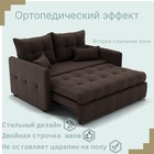Прямой диван «Палермо», ППУ, механизм выкатной, велюр, цвет квест 033 - Фото 5