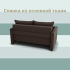 Диван прямой «Палермо», ППУ, механизм выкатной, велюр, цвет квест 033 - Фото 6