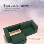 Прямой диван «Рашт», НПБ, механизм выкатной, велюр, цвет квест 010 - Фото 5