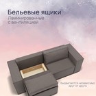 Прямой диван «Рашт», НПБ, механизм выкатной, велюр, цвет квест 032 - Фото 5
