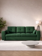 Диван прямой «Сенатор 1», НПБ, механизм пантограф, велюр, цвет квест 010 - Фото 4