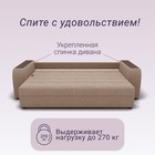 Прямой диван «Сенатор 1», НПБ, механизм пантограф, велюр, цвет квест 025 - Фото 5